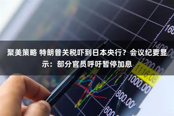 聚美策略 特朗普关税吓到日本央行？会议纪要显示：部分官员呼吁暂停加息