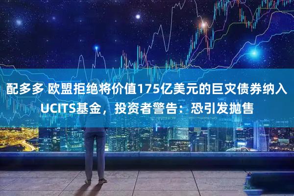 配多多 欧盟拒绝将价值175亿美元的巨灾债券纳入UCITS基金，投资者警告：恐引发抛售